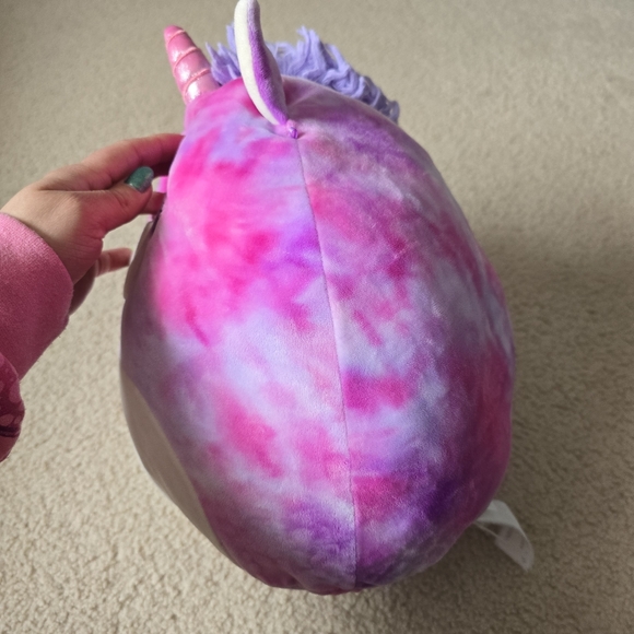 Squishmallows Large Colorful Tie Dye Unicorn - Picture 7 of 9